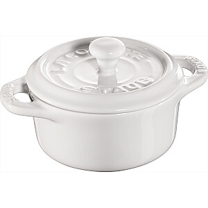 Staub Mini Cocotte Round - 200 ml, balta