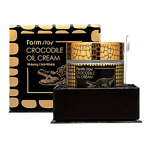 FARMSTAY Crocodile Oil Cream krem nawilżająco-przeciwzmarszczkowy z olejkiem z krokodyla 70g