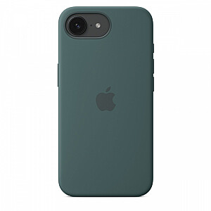 Силиконовый чехол для Apple iPhone 16e, зеленый