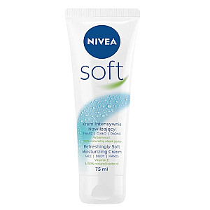 NIVEA Soft krem intensywnie nawilżający do twarzy, ciała i dłoni 75ml