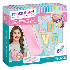 MAKE IT REAL DIY rankinė su aplikacijomis