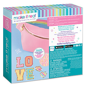 MAKE IT REAL DIY rankinė su aplikacijomis