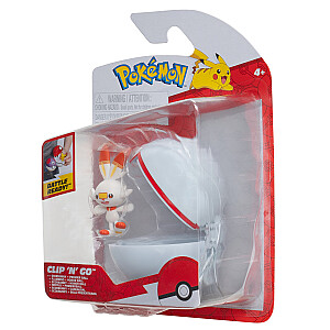 POKEMON W19 POKEMON W17 kamuoliukas su figūrėle
