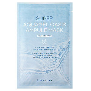 S.NATURE Super Aquagel Oasis Ampule Mask увлажняющая тканевая маска 30 мл
