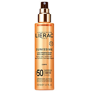 LIERAC Sunissime защитное молочко для тела SPF50+ 150мл