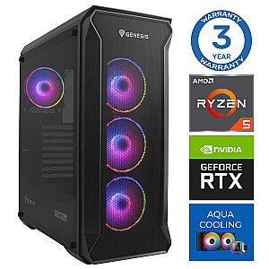 INTOP AQUA Ryzen 5 7600X 64GB DDR5 2TB SSD M.2 NVME RTX5070 12GB no-OS