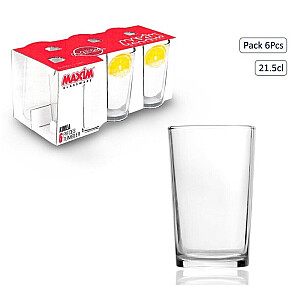 AKINIŲ RINKINYS 6 Vnt., 210 ML, STIKLAS, Anitex
