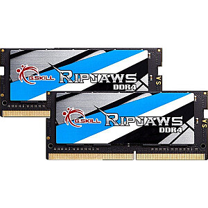 Nešiojamojo kompiuterio atmintis G.Skill Ripjaws, SODIMM, DDR4, 32 GB, 3200 MHz, CL18 (F4-3200C18D-32GRS)