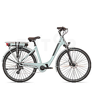 Электрический велосипед Rock Machine 28 Cityride e100SD (I) Зеленый/матовый (Размер колеса: 28 Размер рамы: L)