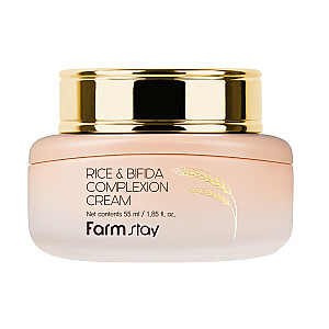 FARMSTAY Rice &amp; Bifida Complexion Cream увлажняющий питательный крем для лица с рисом и ферментами 55 мл