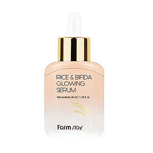 FARMSTAY Rice & Bifida Glowing Serum rozświetlające serum z fermentami i Ryżem 35ml