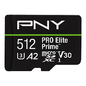 Карта памяти Elite Prime 512 ГБ microSDXC + SD-адаптер