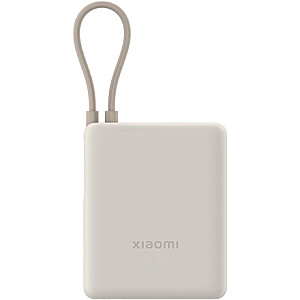 „Xiaomi 33W Power Bank“ (integruotas laidas) | 10000 mAh | USB-C | Tan