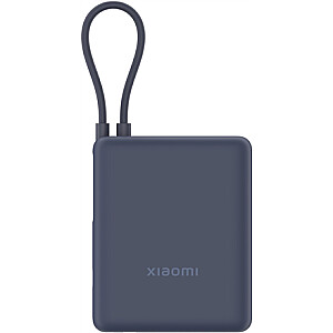 „Xiaomi 33W Power Bank“ (integruotas laidas) | 10000 mAh | USB-C | Ledo mėlyna