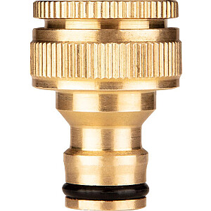 Neo Tap Connector (1/2&quot;–3/4&quot; čiaupo jungtis, žalvaris)