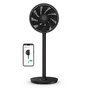 Duux Fan | Whisper Flex 2 | Stand Fan | Black | Diameter 34 cm | Number of speeds 30 | Oscillation | 2-21.5 W | Yes