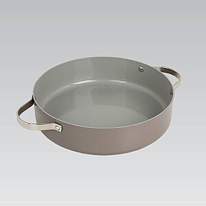 Mažas puodas su dangčiu MAESTRO MR-4009 (MR-4009-28S) 28 cm 3,9 l Pilka