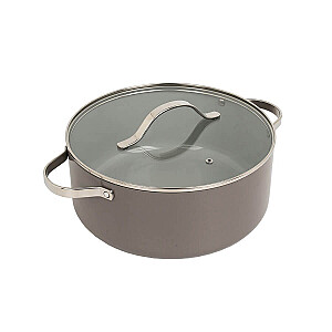 Puodas su dangteliu MAESTRO MR-4009 (MR-4009-18) 18 cm 1,9 l Pilka