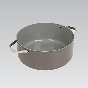 Puodas su dangteliu MAESTRO MR-4009 (MR-4009-18) 18 cm 1,9 l Pilka