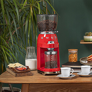 Smeg 50-ųjų kavos malūnėlis CGF11RDEU Raudona