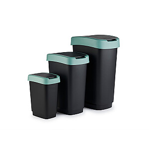 ROTHO Twist Green - šiukšliadėžė – 50l