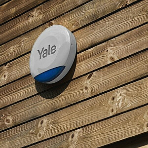 Yale Outdoor Siren Wireless siren Blue, Grey