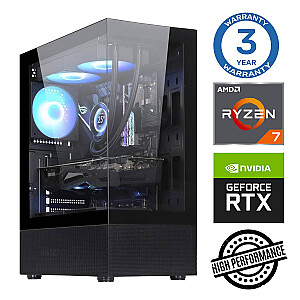 INTOP Ryzen 7 5700X 32GB 250SSD M.2 NVME+2TB RTX4060Ti 8GB no-OS