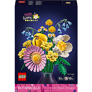 LEGO Icons maža geltonų gėlių puokštė (10347)