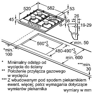 Płyta gazowa PGH6B5K90