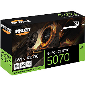 INNO3D GeForce RTX 5070 TWIN X2 12 ГБ OC DLSS 4
