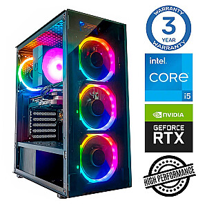 INTOP i5-12400F 16GB 250SSD M.2 NVME+2TB RTX4060 8GB no-OS