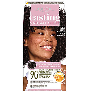 L'OREAL Casting Natural Gloss krem koloryzujący 123 Black Ganache 48ml