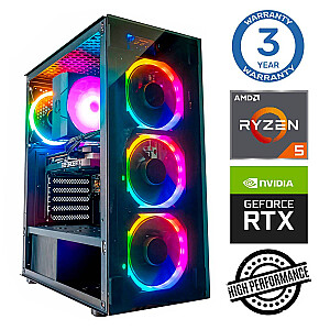 INTOP Ryzen 5 7500F 32GB DDR5 1TB SSD M.2 NVME+2TB RTX3060 12GB no-OS