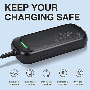 Ładowarka do roweru skutera elektrycznego 36V | 42V | 2A | 5.5*2.5 + wodoodporna + kabel zasilający 