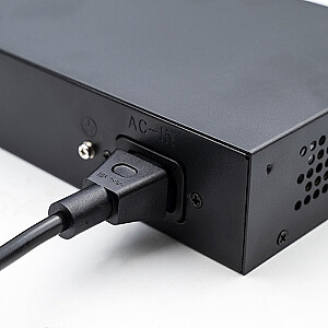 Сетевой коммутатор SWITCH FAST ETHERNET PoE 4x RJ45 PoE 1x RJ45 Uplink 1x SFP | 65 Вт | 1000 Мбит/с 