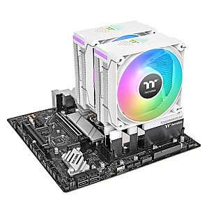 Процессорный кулер ASTRIA 600 ARGB Lightning (TDP 265 Вт, 2x120 мм) Белый 