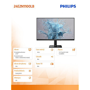 Monitor 24E2N1100LB VA 100Hz HDMI VGA