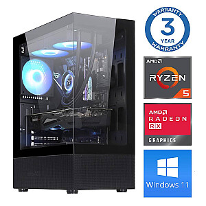 INTOP Ryzen 5 5500 32GB 1TB SSD M.2 NVME+2TB RX580 8GB WIN11