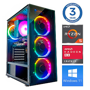 INTOP Ryzen 5 5600X 64GB 500SSD M.2 NVME RX580 8GB WIN11