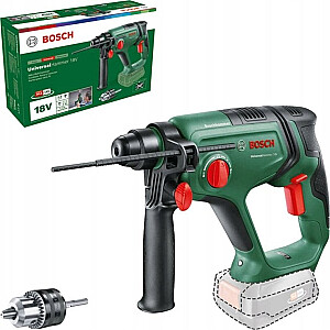 Młotowiertarka Bosch Аккумуляторная ударная дрель Bosch UniversalHammer 18V BARETOOL, адаптер (зеленый/черный, без аккумулятора и зарядного устройства, POWER FOR ALL ALLIANCE)