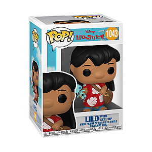 FUNKO POP! Vinilinė figūrėlė: Disney: Lilo & Stitch - Lilo (w/ Scrump)