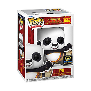 FUNKO POP! Vinilinė figūrėlė: Kung-Fu Panda - Po (w/Chase) (Flocked)