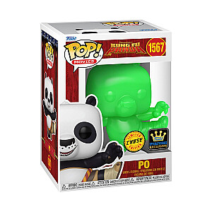 FUNKO POP! Vinilinė figūrėlė: Kung-Fu Panda - Po (w/Chase) (Flocked)