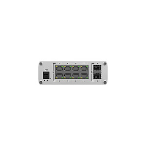 Неуправляемый коммутатор TSW210 Switch 2xSFP 8xPoE+ 8xGbE DIN RAIL Задняя панель 