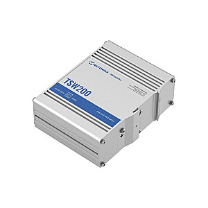 Промышленный коммутатор TSW200 2xSFP 8xGigabit Ethernet 8xPoE+DIN 