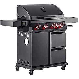 Dujinė kepsninė Landmann Cool Black 4.1 maxX (15486) 18,6 kW 76 cm x 41 cm