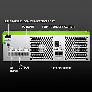 Hybrydowy Inwerter solarny Off-Grid  6200W | 120A | 48V | MPPT | BMS | Sinus | opcja Wi-Fi | Power Factor 1.0 