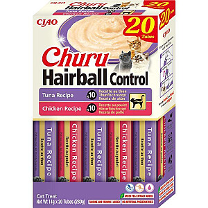INABA CAT CHURU HAIRBALL VARIETY przysmak dla kota 20x14g (280g)