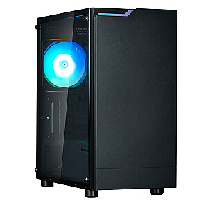 Zalman T4 Plus Black  Mini Tower Case, 120mm ARGB Fan x1