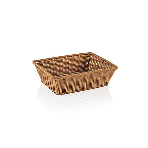 Плетеная корзина WEAVER PRO GN 1/2 32,5x26,5 см, имитация лозы, полипропилен, волокно